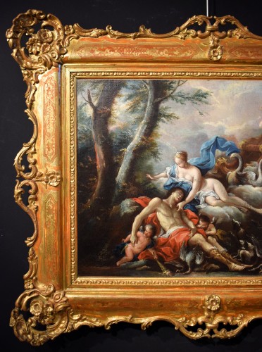 Tableaux et dessins Tableaux XVIIIe siècle - Diane et Endymion - Michele Rocca (1666 - 1751)